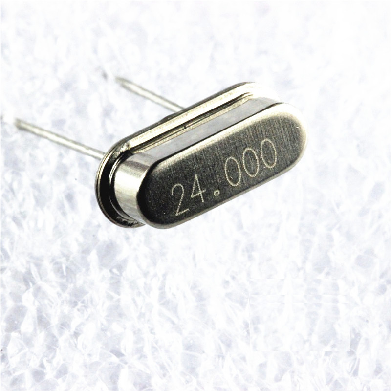 20PCS 24 MHZ 24.000 MHZ DIP Crystal Oscillator HC-49S NEW