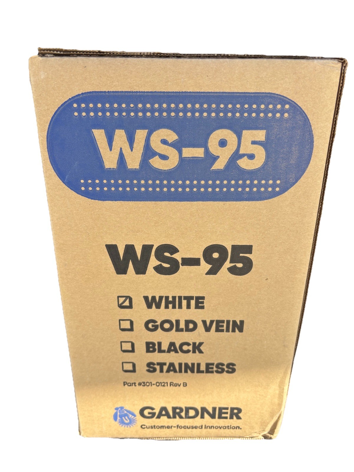 Gardner WS-95 Fly Light Trap Lamp Powerful Shatterproof UV Light Stainless steel