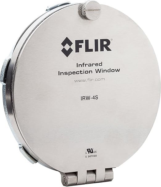 FLIR IRW-4S Steel 4-Inch Infrared Inspection Window, Crystal, -40 to 500F