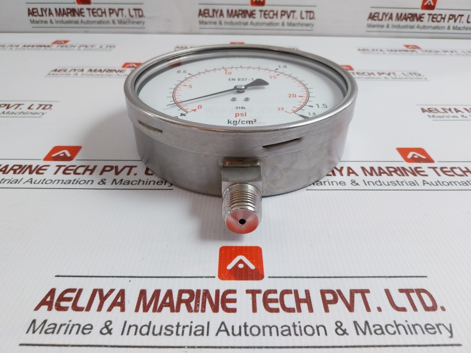 WIKA 232.50.160 Pressure Gauge 0 To 23 PSI-1.6 KG/CM2