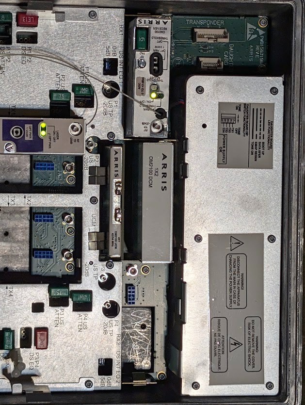 ARRIS Opti Max2100 Optical Node Fiber Deep Nodes OM2100 / OM21GJ-117A&0003