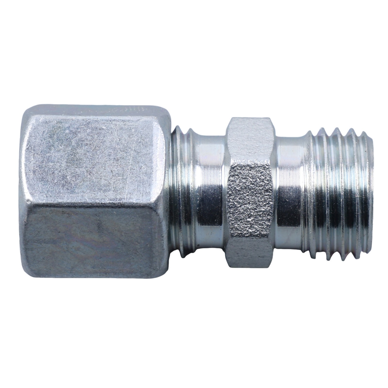 Hydraulic Flow Control Fitting,Mini Excavator,AGT,Inline,M14,SS,Reduce Jerkiness