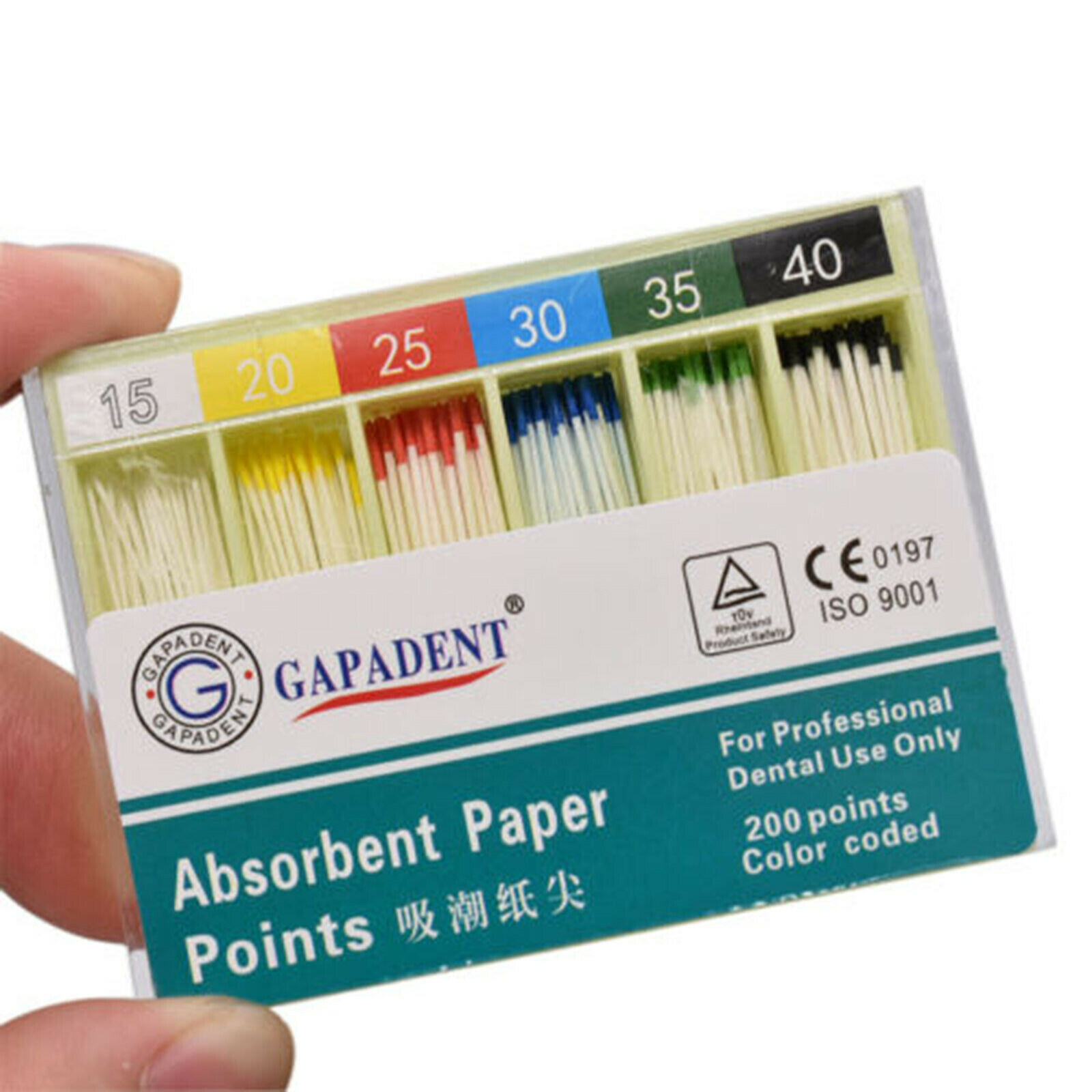 Dental Endodontic Absorbent Paper Points Gutta Percha Taper 0.02 0.04 0.06