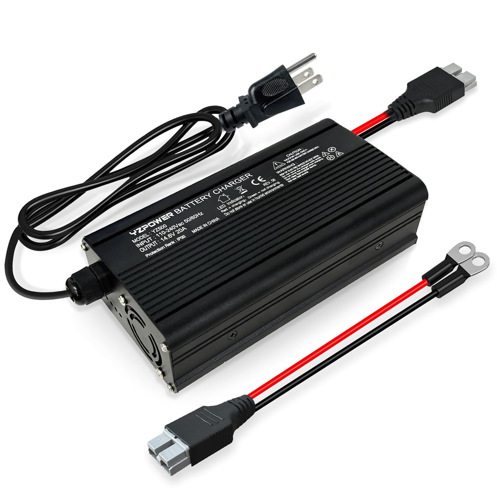 14.6V 20A Lifepo4 Battery Charger for 12.8v 12v Lithium Iron Phosphate Batter…
