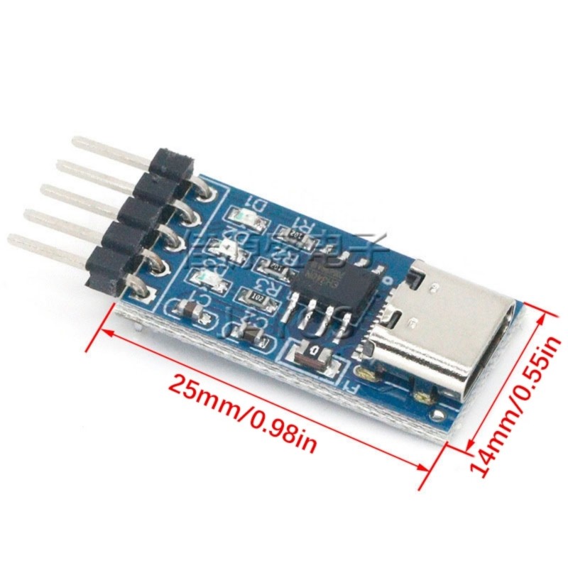 Durability CH340N Base USB TTL Adapter For Firmware Upgrades And Testing