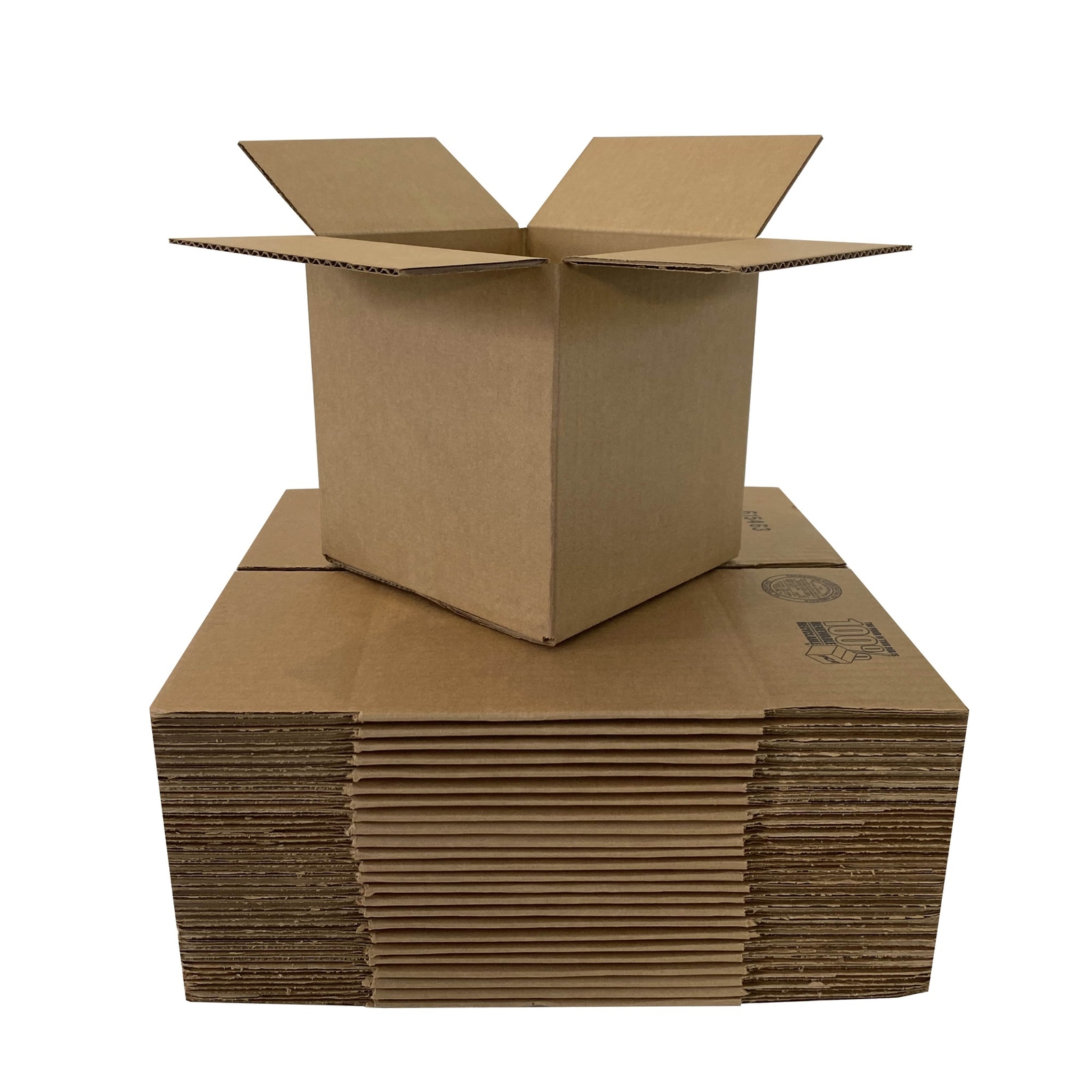 UOFFICE Bundle of 25 Corrugated Boxes 12″ x 12″ x 12″ Cube Boxes
