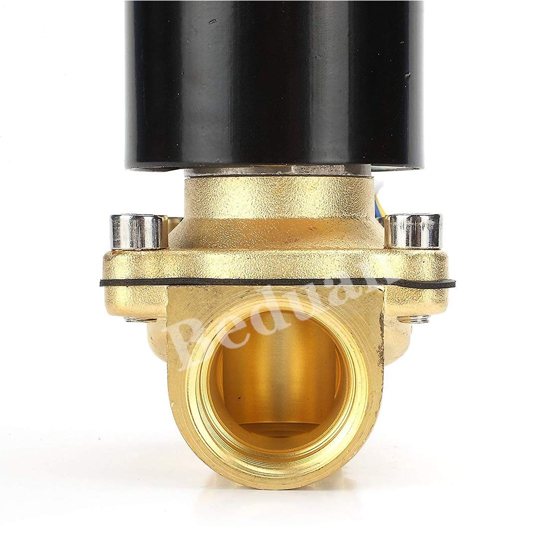 1/2″ 12V Brass Electric Solenoid Valve – Normally Closed Air, Water, Gas, Fuel,