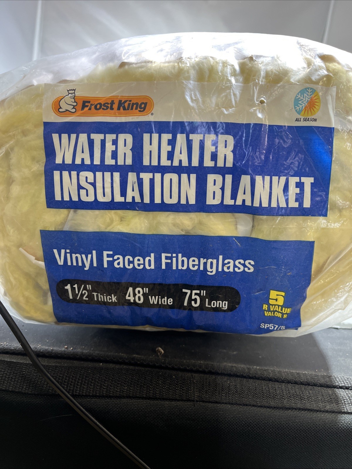 Frost King Fiberglass Water Heater Insulation Blanket Up To 60 Gallon 48” X 75”