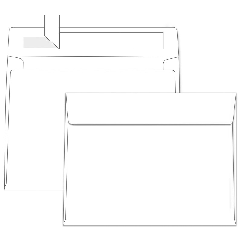1000 Pack White A2 Envelopes Self Seal Goefun Printable 4.375X5.75 Envelopes