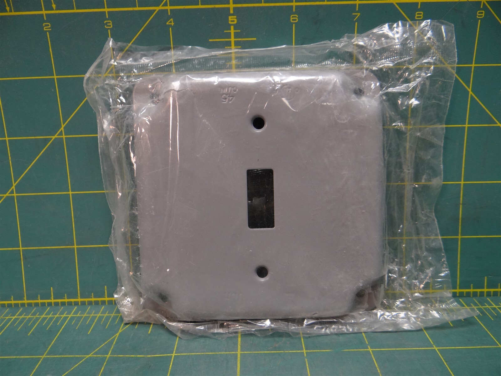 MULBERRY 11401 4″ Raised SWITCH COVER Steel Finish Powder Coated w/ Hardware