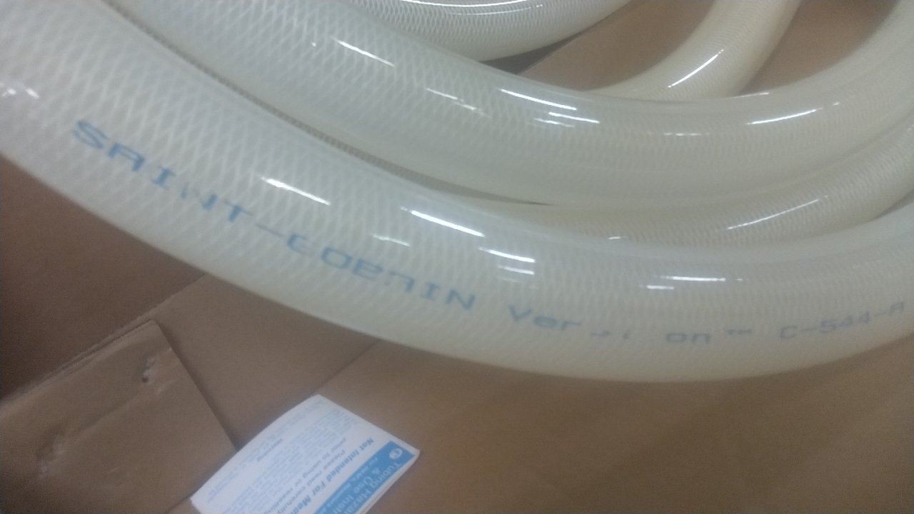 Tygon AZY00074 1-1/2 In Inside Diameter 50 Ft Length TPE Tubing