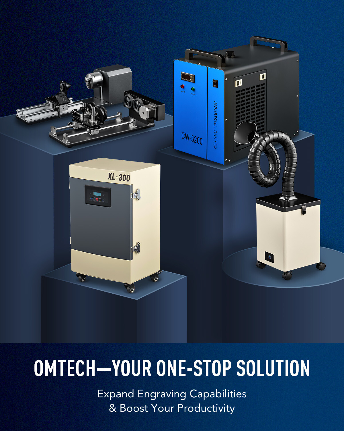 OMTech AF3551-130 130W CO2 Laser Engraver Cutter Cutting Engraving Machine 2023