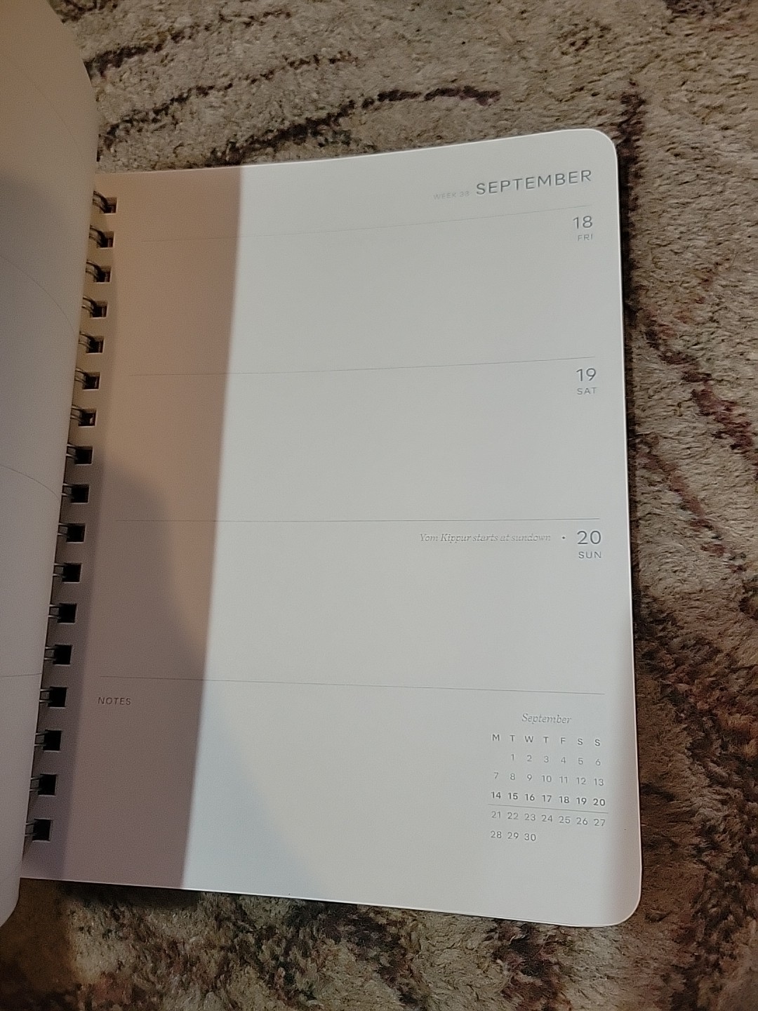 Papier Planner Hearts Card Hardcover 2026 Daily Planner NEW *READ*