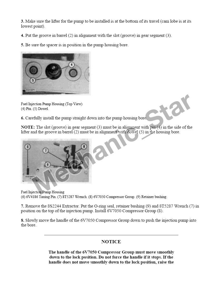 Cat 3406B 4MG, 7FB, 5KJ Diesel Engine Service Manual (USB)