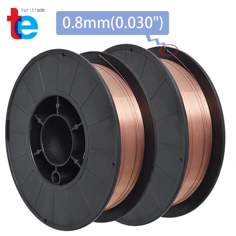 11-lb Roll ER70S-6 .030″ (0.8mm) Mild Steel MIG Welding Wire 2 Pack