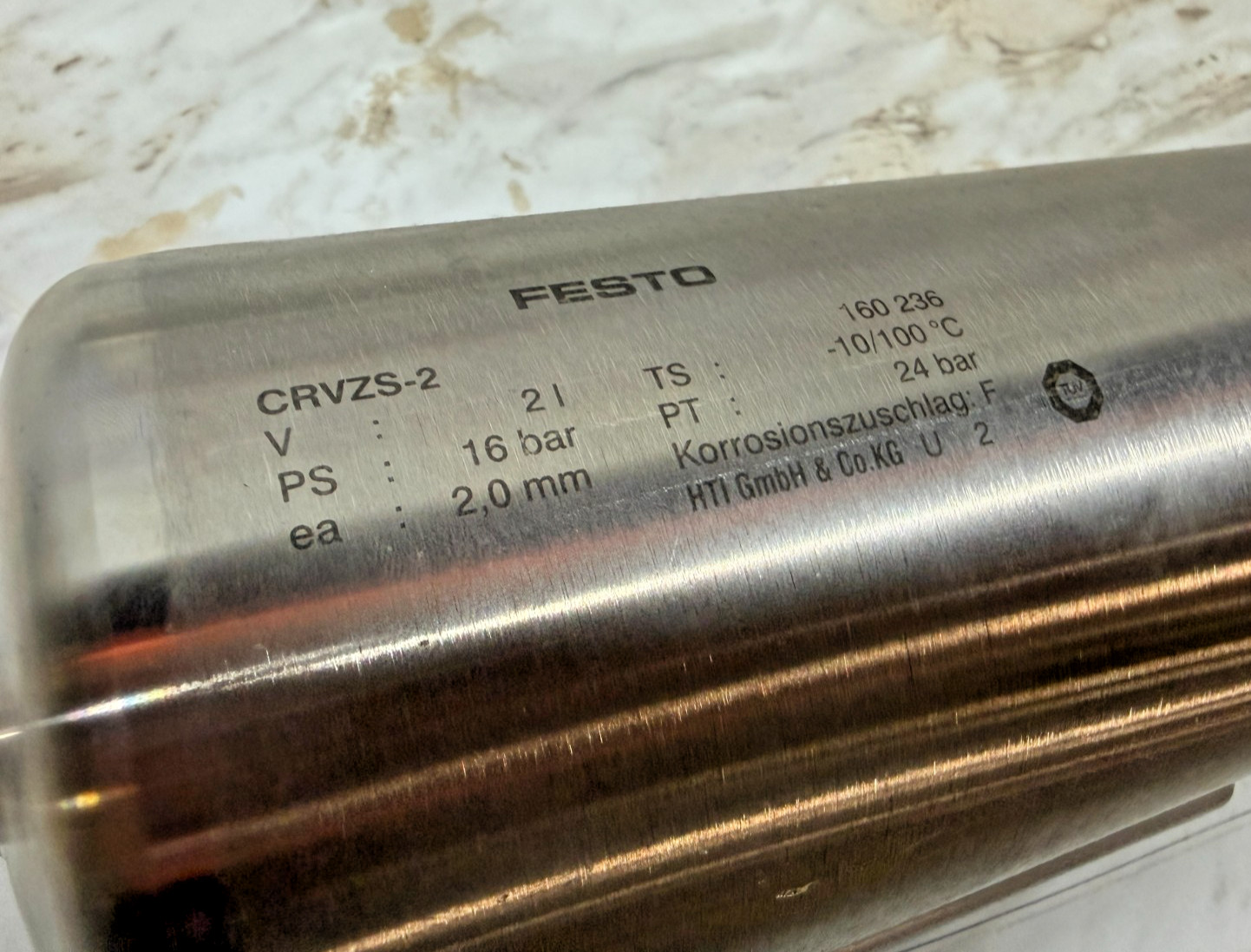 Festo 160236 CRVZS-2 air reservoir