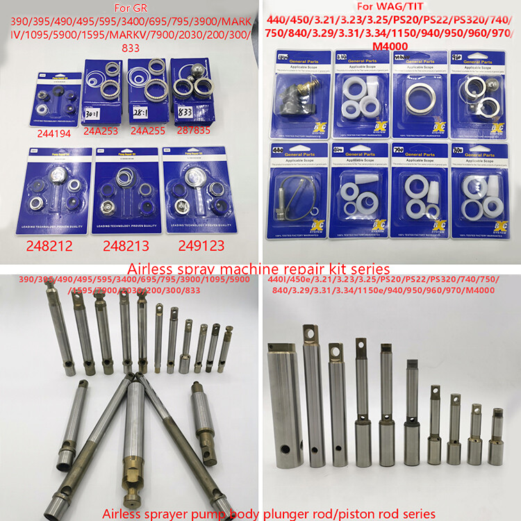 Factory direct sale Korea Pneumatic Airless Spray Pump 63:1 Cylinder Liner