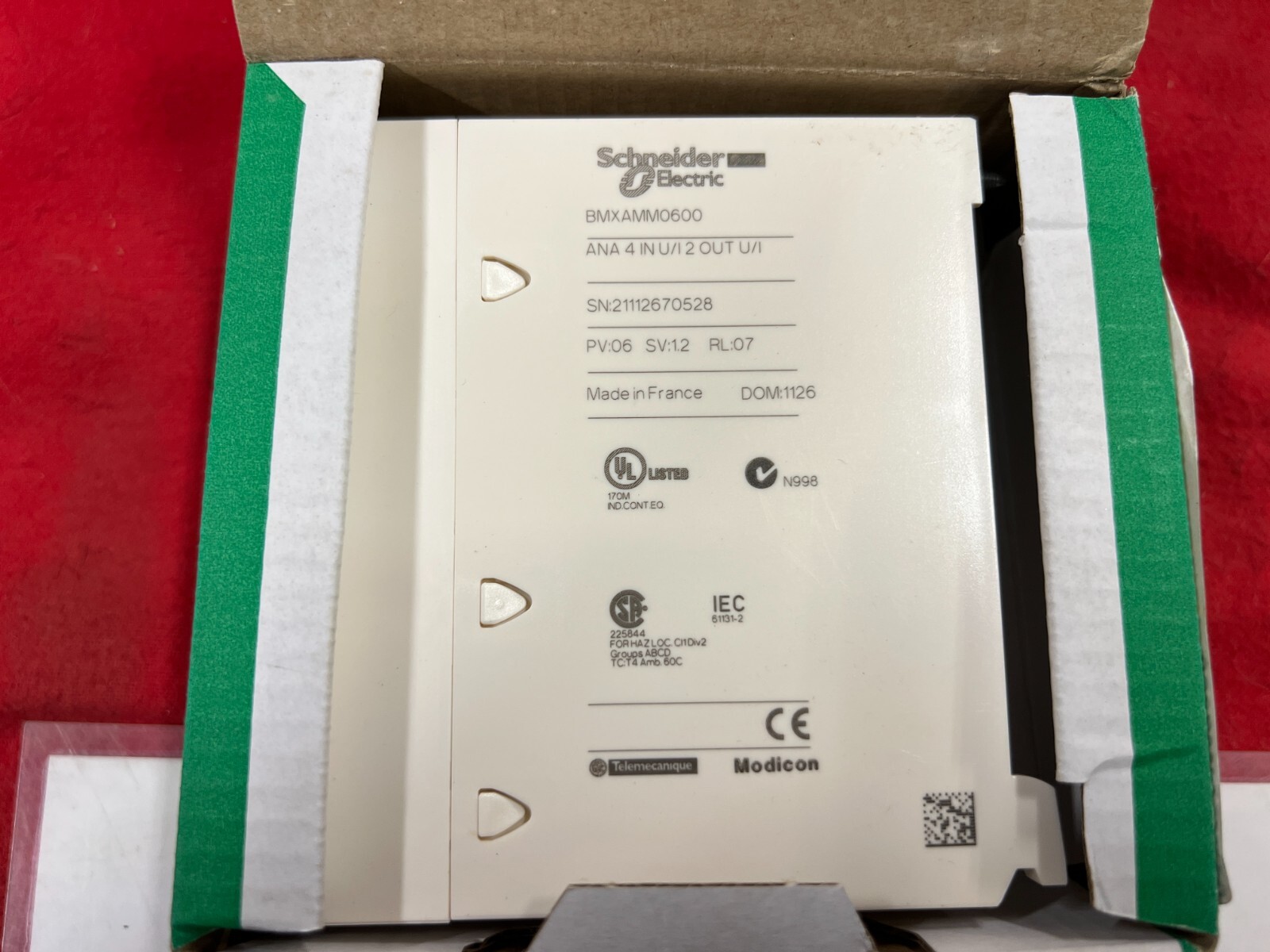 BMXAMM0600 New Schneider Electric Modicon BMX-AMM-0600 M340