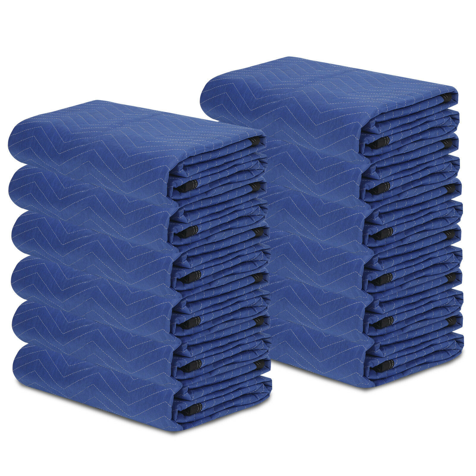 24 Pack Moving Blankets 80″ x 72″(35 lb/dz) Heavy Duty Quilted Pro Shipping Pads
