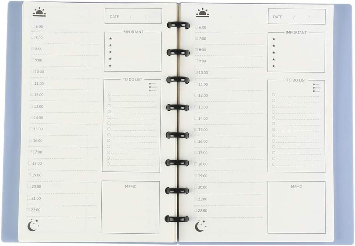 Discbound Refill Paper, Inner Core, Planner Refills, Paper for Junior Size Di…