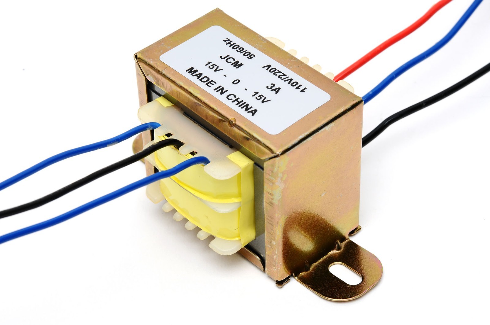 110/220VAC 30VAC 3000mA 3A Center Tap Power Transformer 15V-0-15V 30V AC 15Vx2