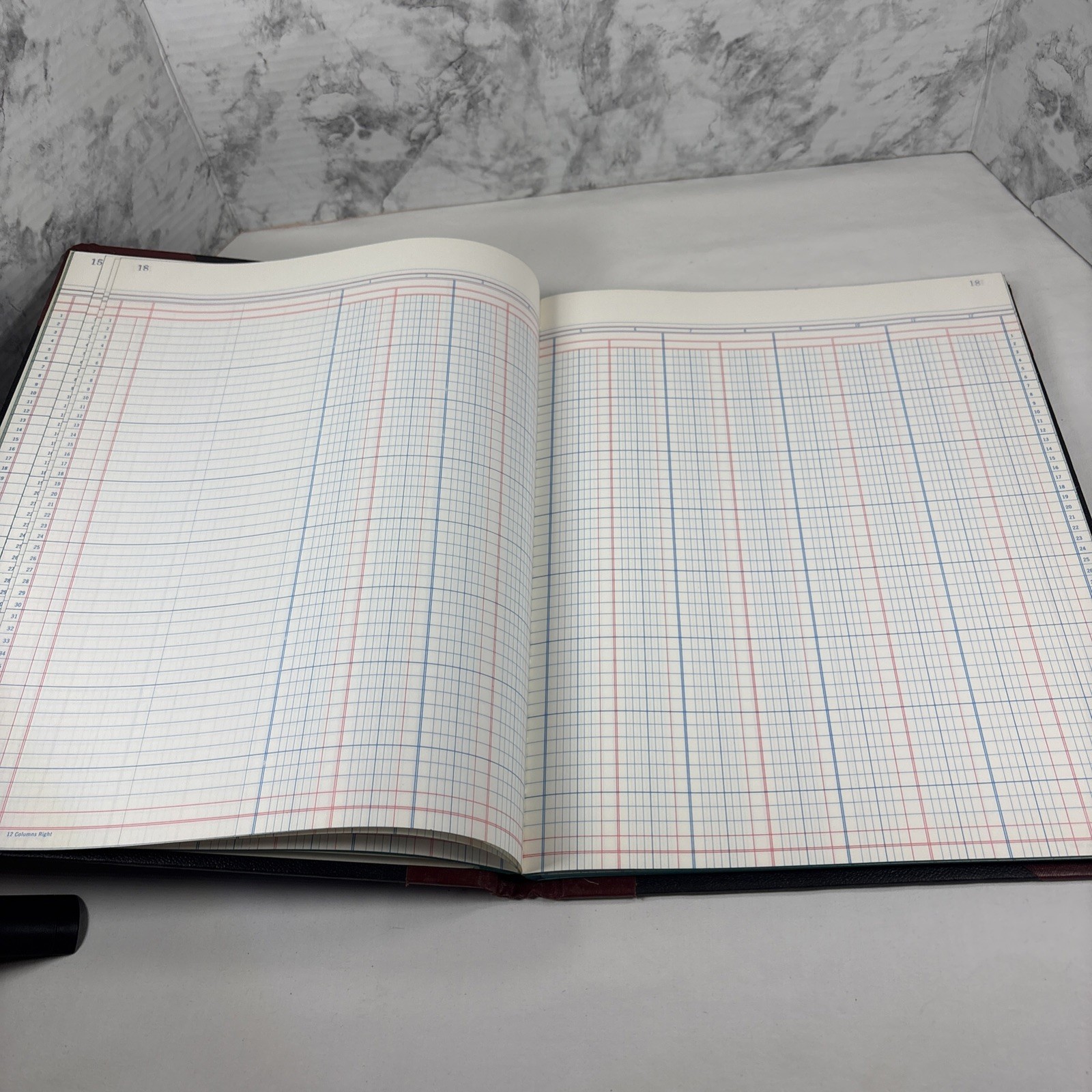 Vintage Boorum & Pease Columnar Record Book Ledger Accounting Journal 150 pgs