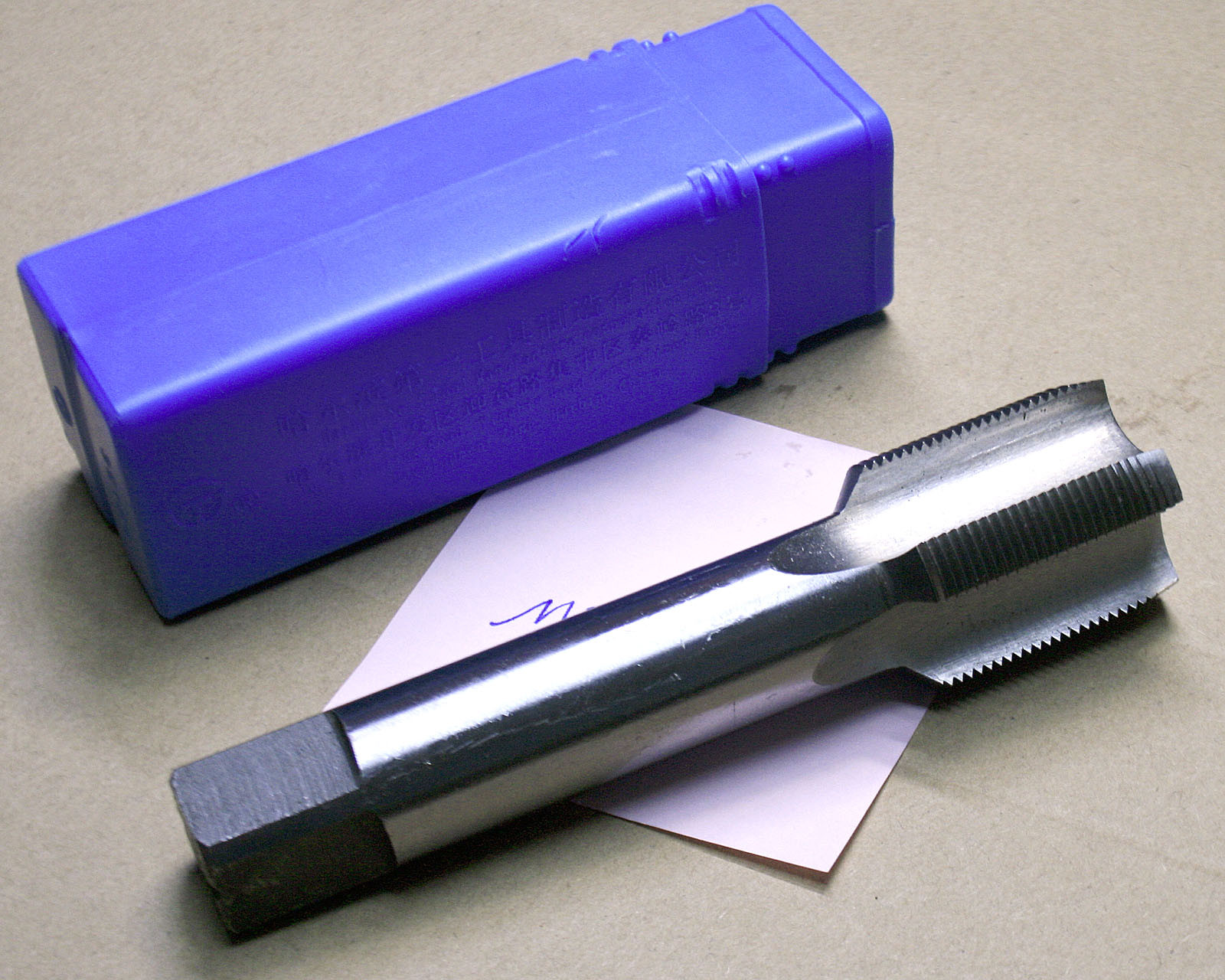 48mm x 1 Metric HSS Right hand thread Tap M48 x 1.0mm Pitch [CAPT2011]