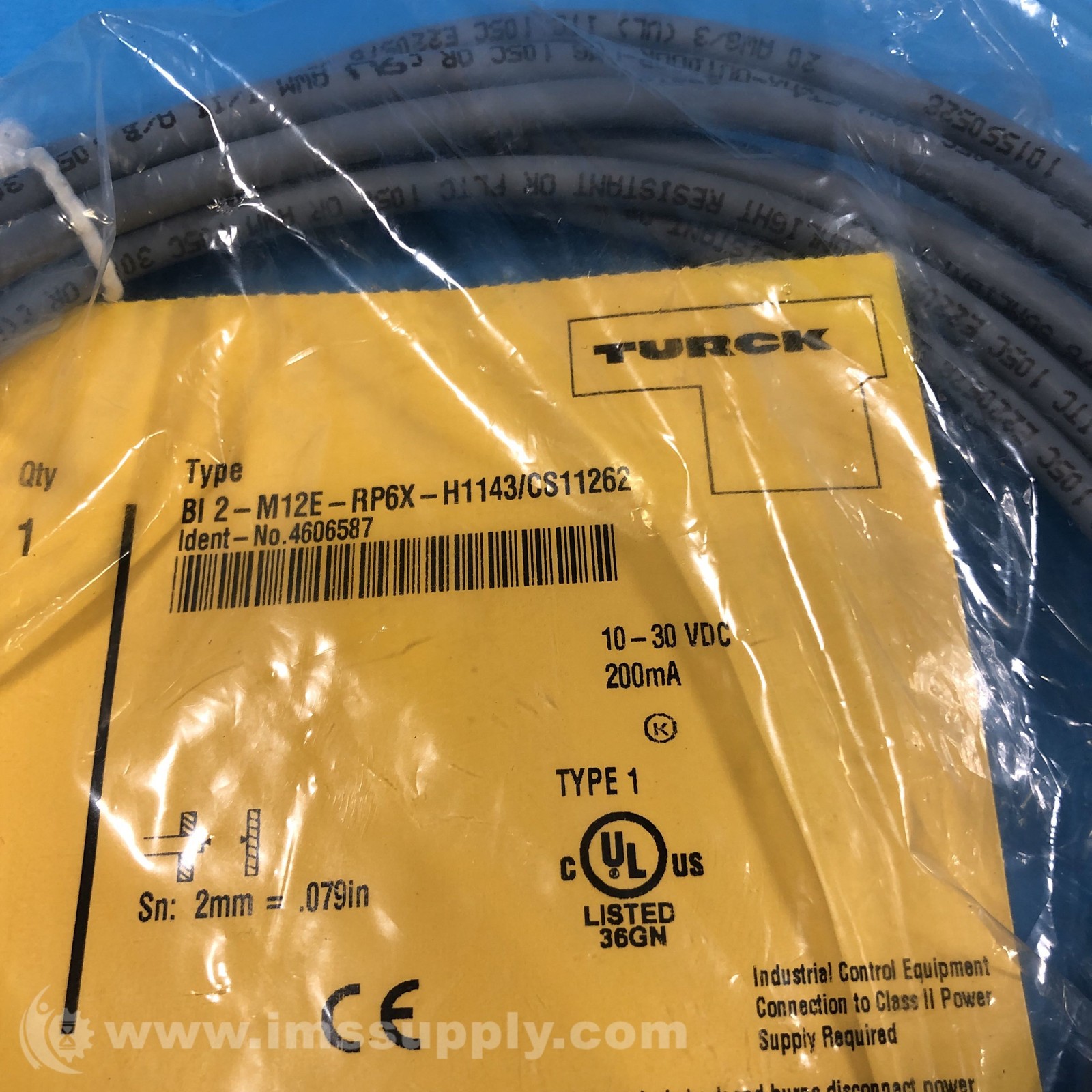 Turck BI 2-M12E-RPX6-H1143/CS11262 Inductive Proximity Sensor FNFP