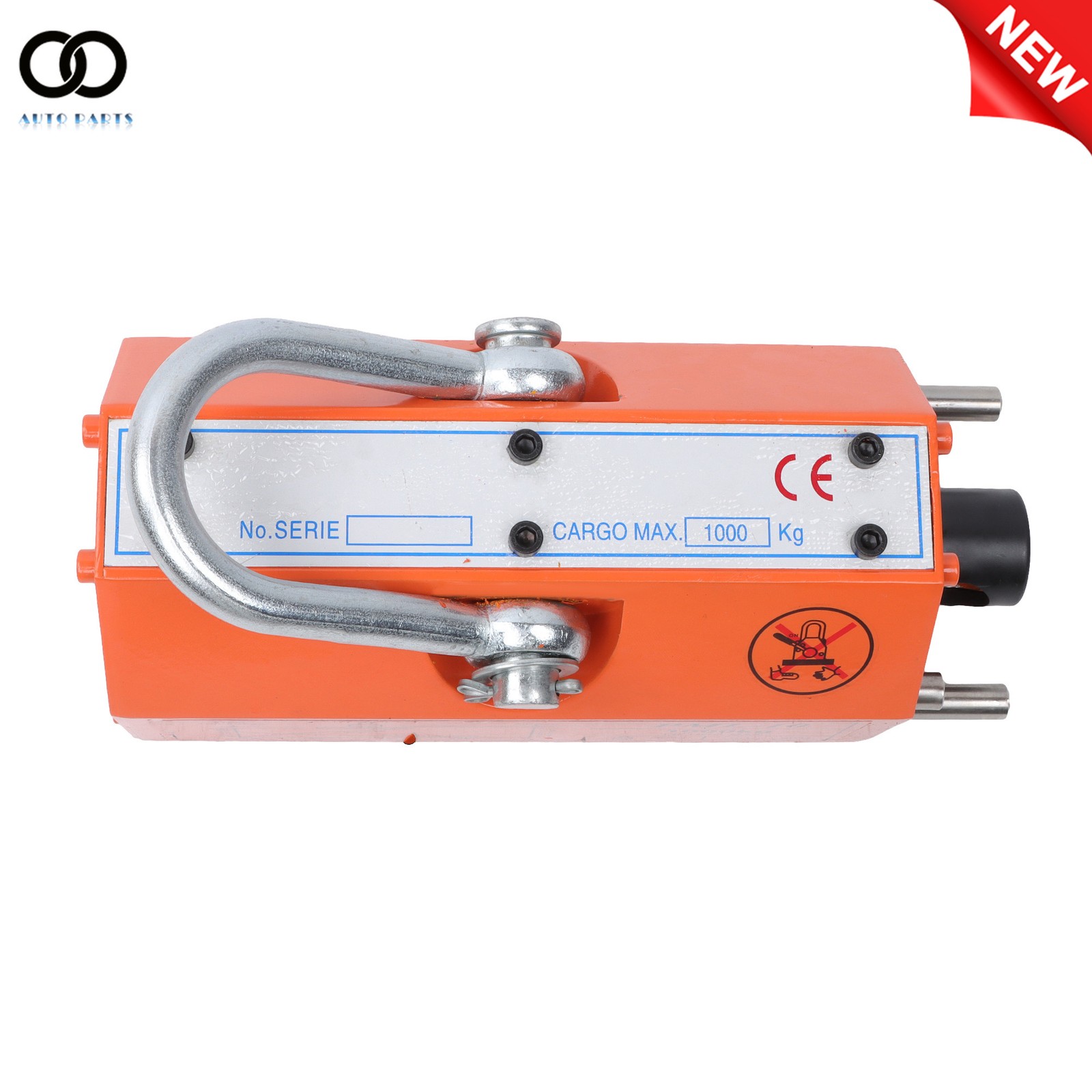 2200lbs 1000kg Steel Magnetic Lifter 2 Safety Factor, Heavy Duty Crane Hoist