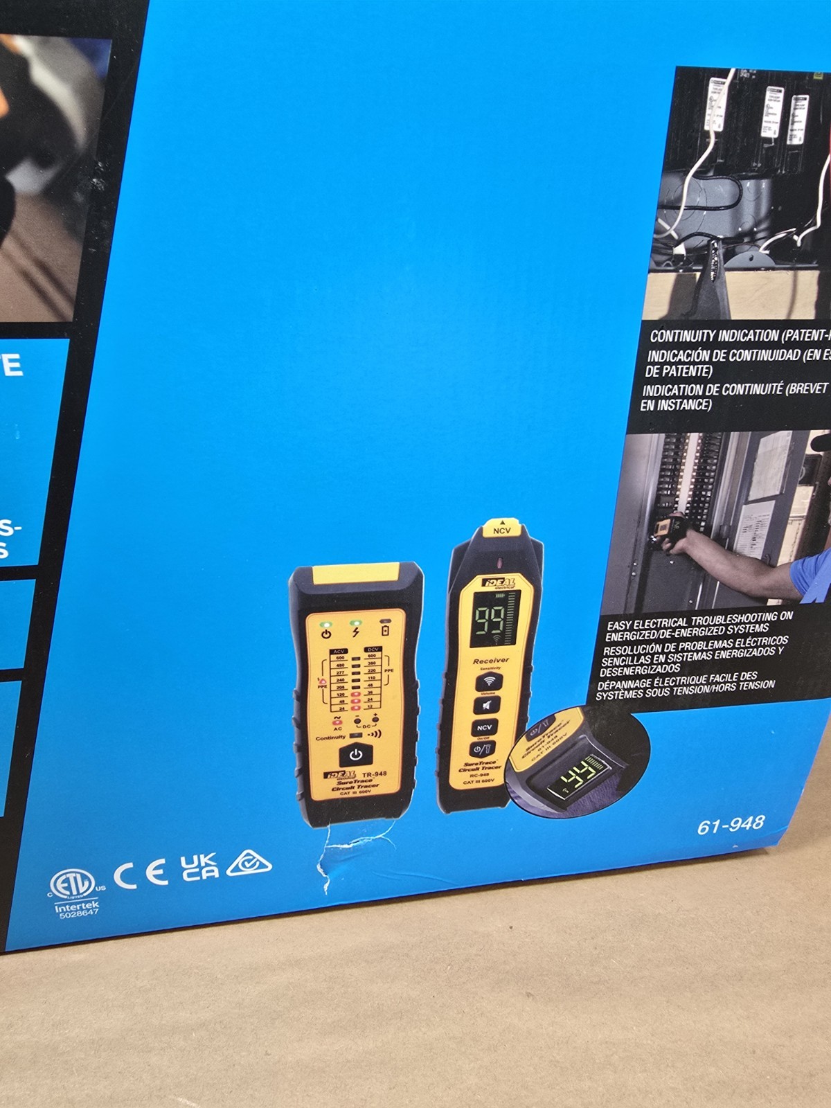 IDEAL Electrical 61-948 SureTrace Plus Circuit Tracer Kit, 0-600VAC/DC New
