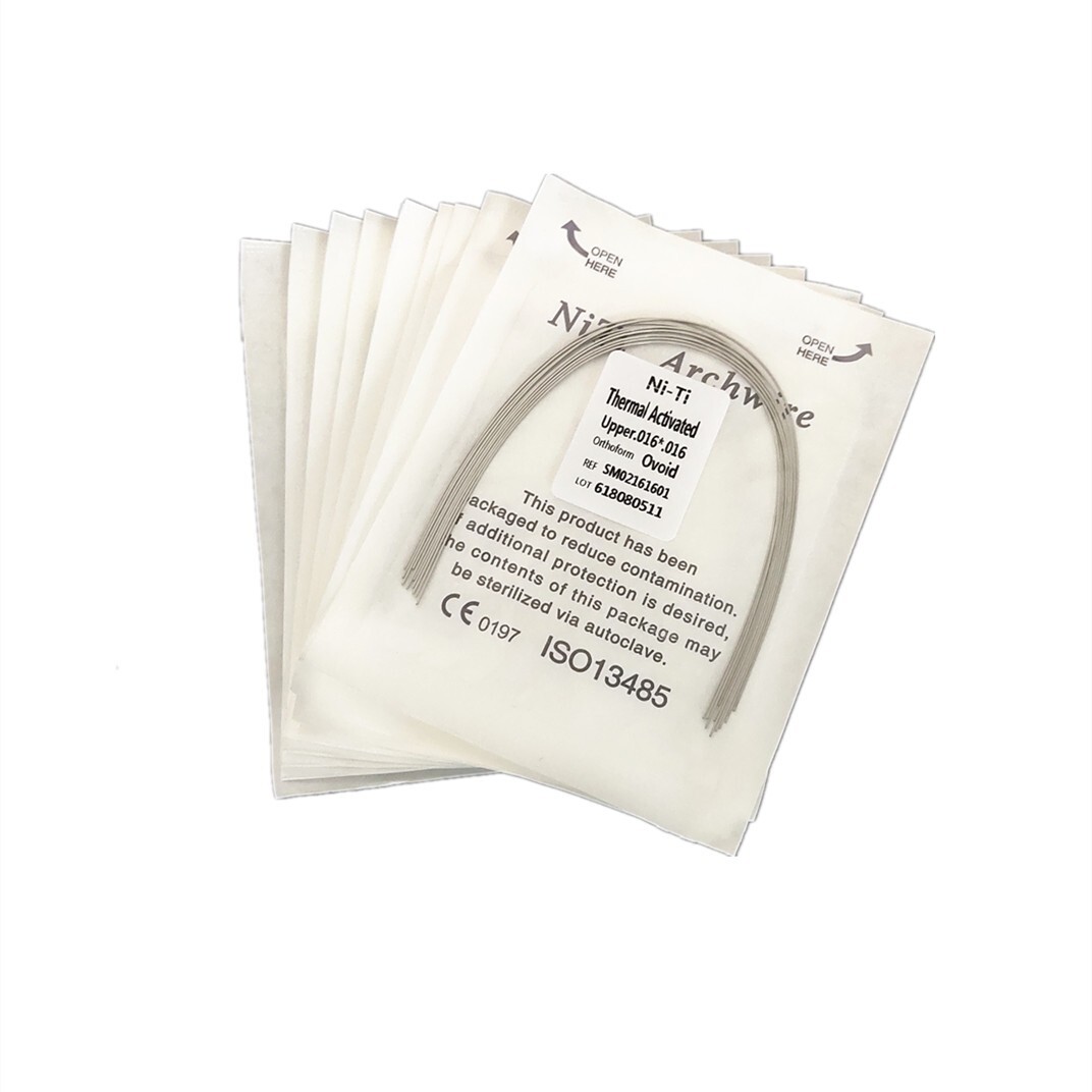 Dental Orthodontic Heat Thermal Activated Niti Rectangular Arch Wires