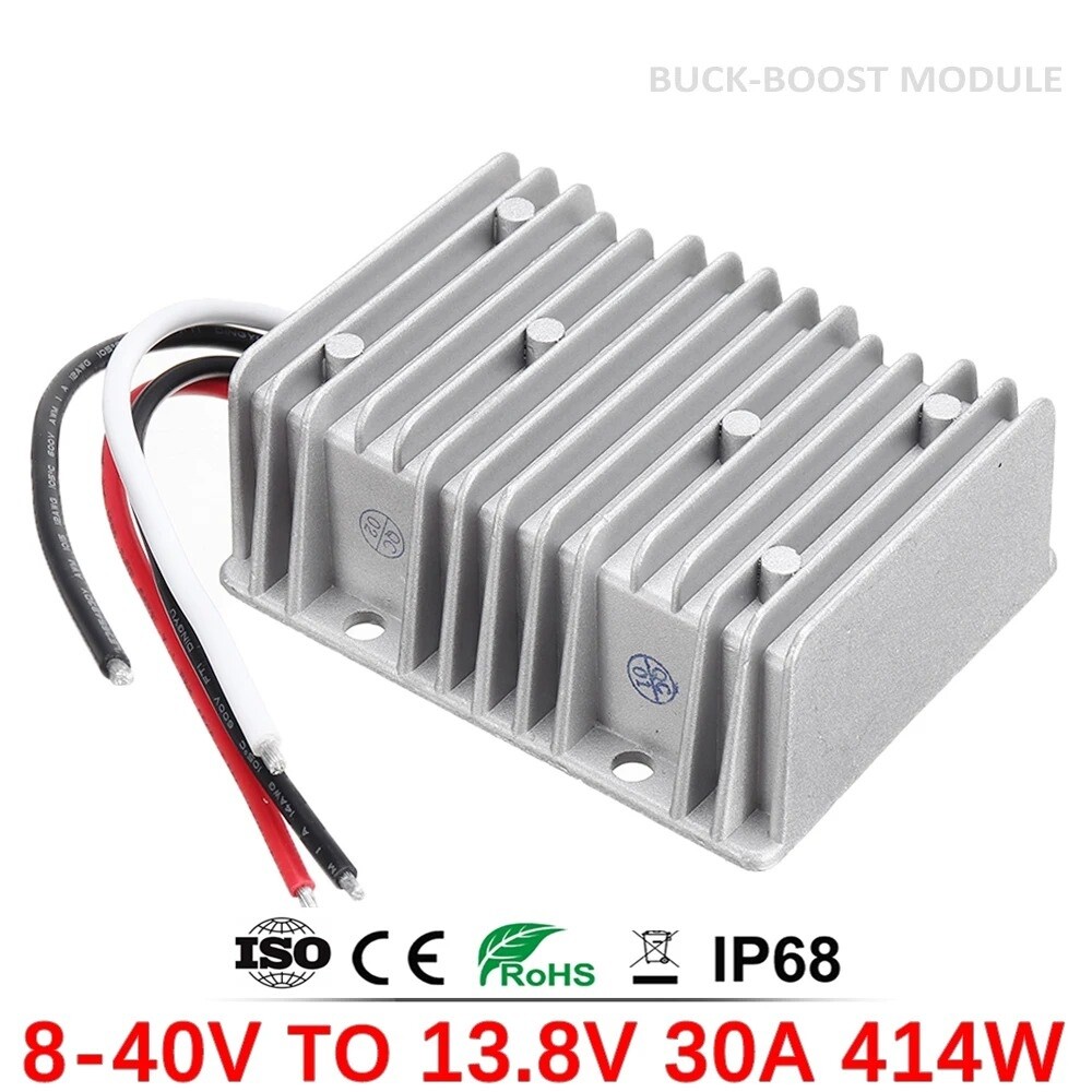 Boost Buck Converter DC 8-40V-DC 12V 13.8V Solar Voltage Stabilizer Regulator