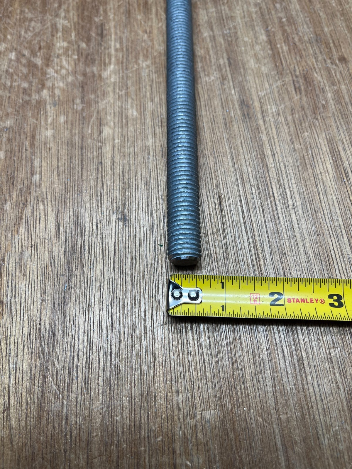 5/8″-11 X 12″ Hot Dipped Galvanized Steel Fully Threaded All Thread Rod USA