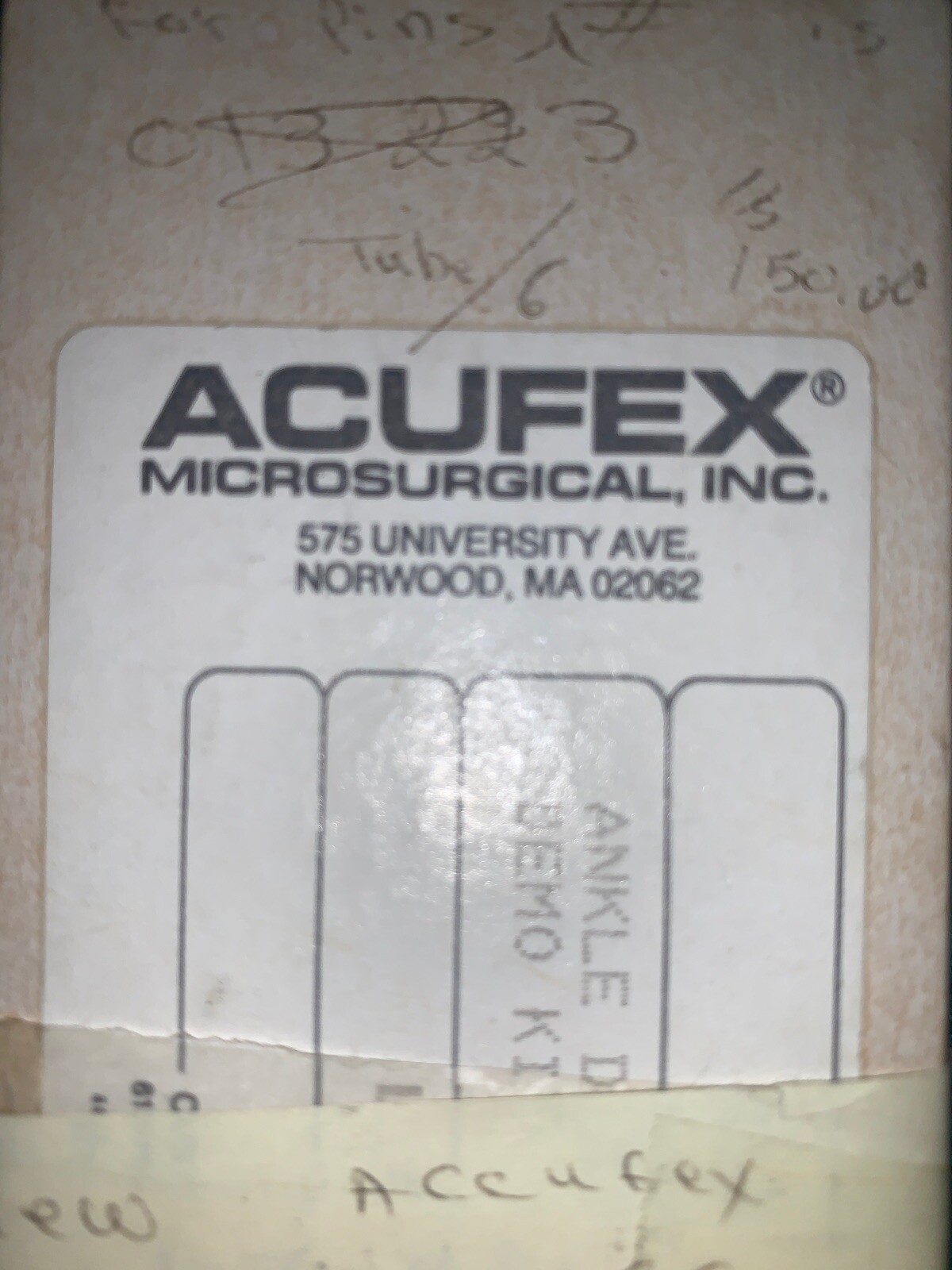 Acufex 013224 Thumb Nut X 3 In Order As Listed Price