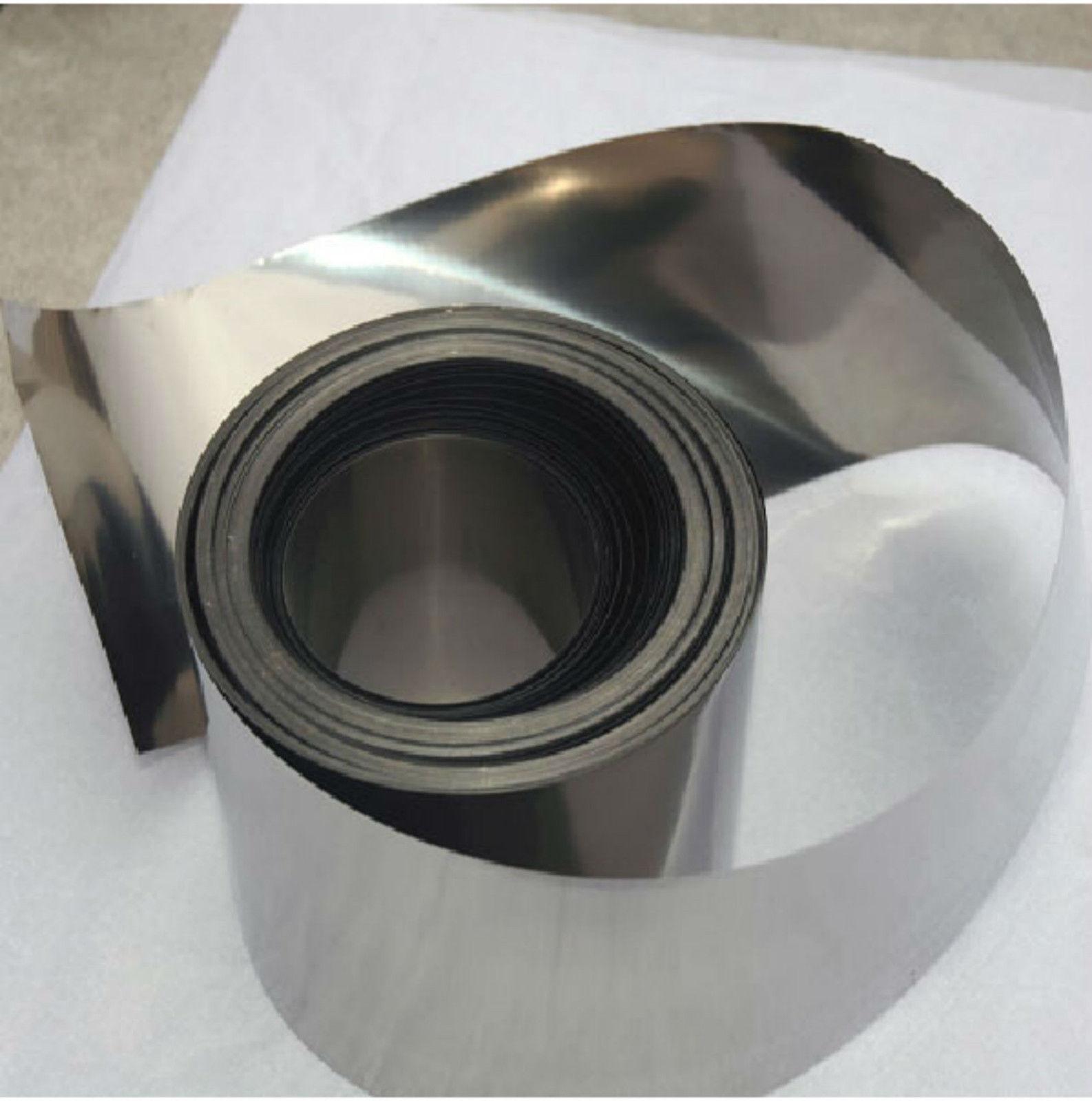 0.05mm ±10% x 100mm x 1000mm 99.995% Pure Iron Foil Fe Thin Sheet