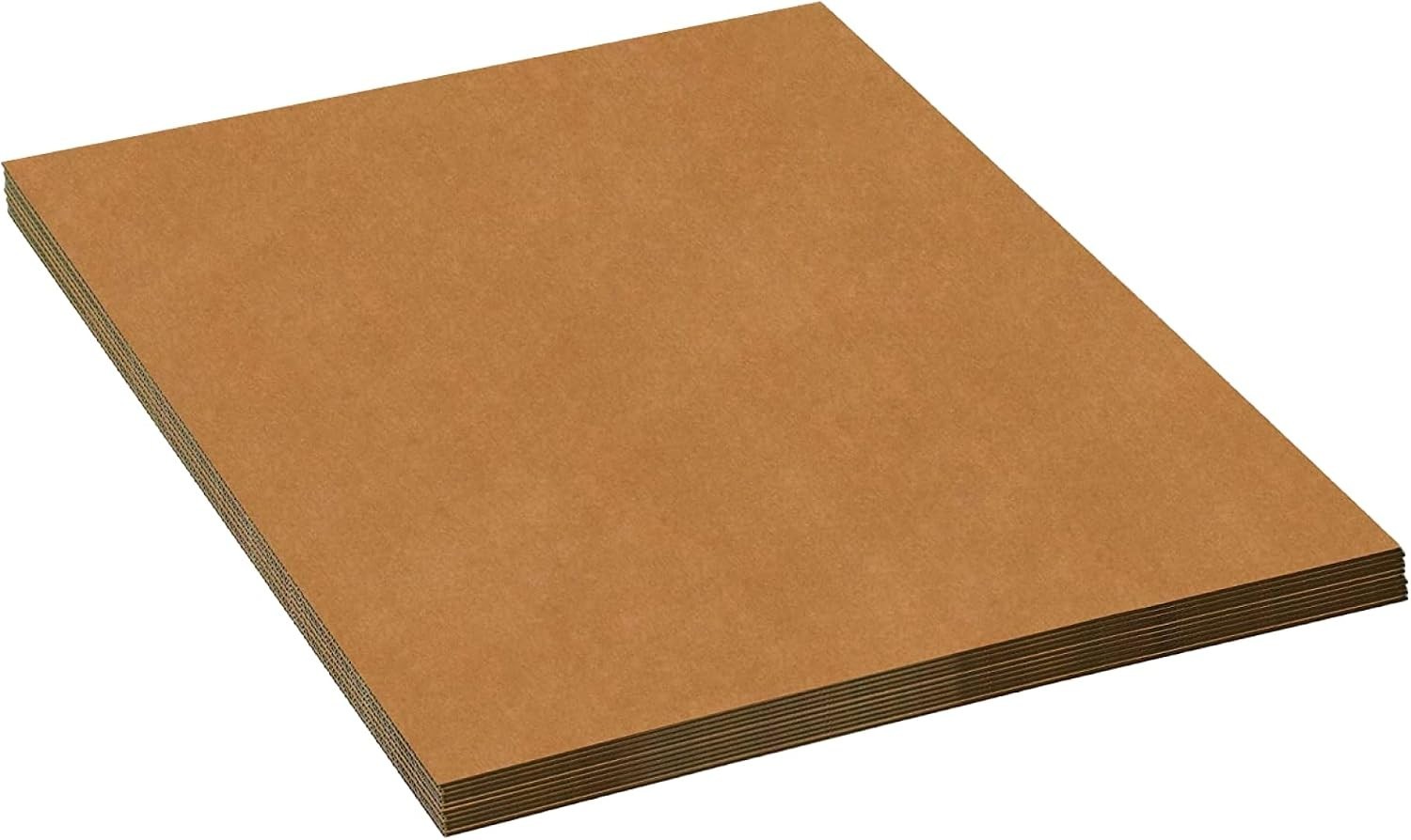 Kraft Corrugated Sheets 36″L x 36″W, 5-Pack