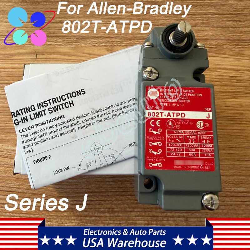 New For Allen Bradley 802T-ATPD 802TATPD OilTight Limit Switch Series J NIB