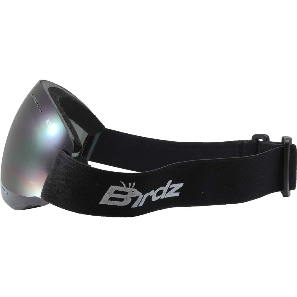 3 Pair Birdz Thrush Frameless Skydiving Riding Goggles Clear Smoke Yellow Lenses