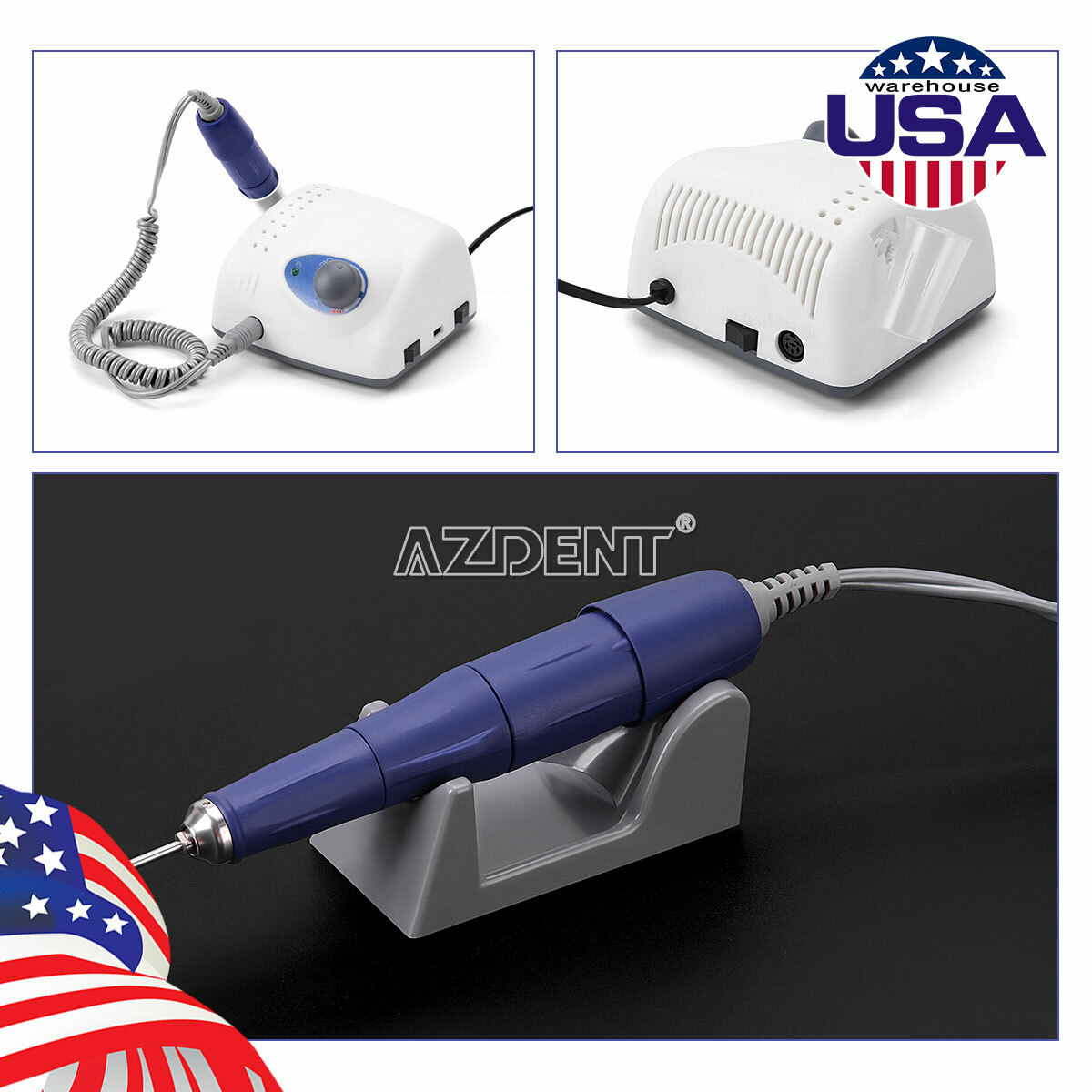 Dental Lab Marathon Electric Micromotor Polishing Unit 40K rpm Motor Handpiece