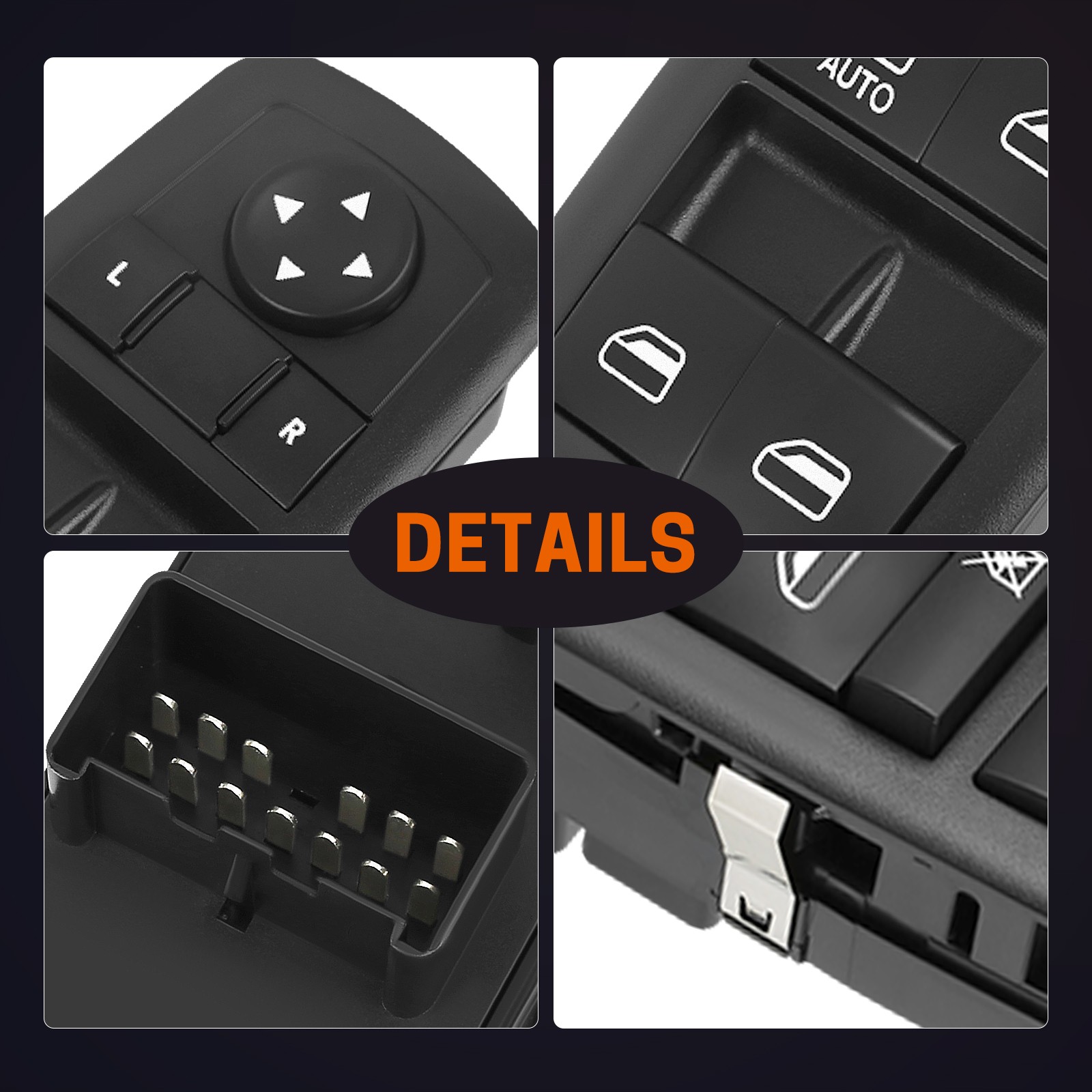 Front Driver Side LH Power Window Switch for Dodge Journey 2011-2016 901-486