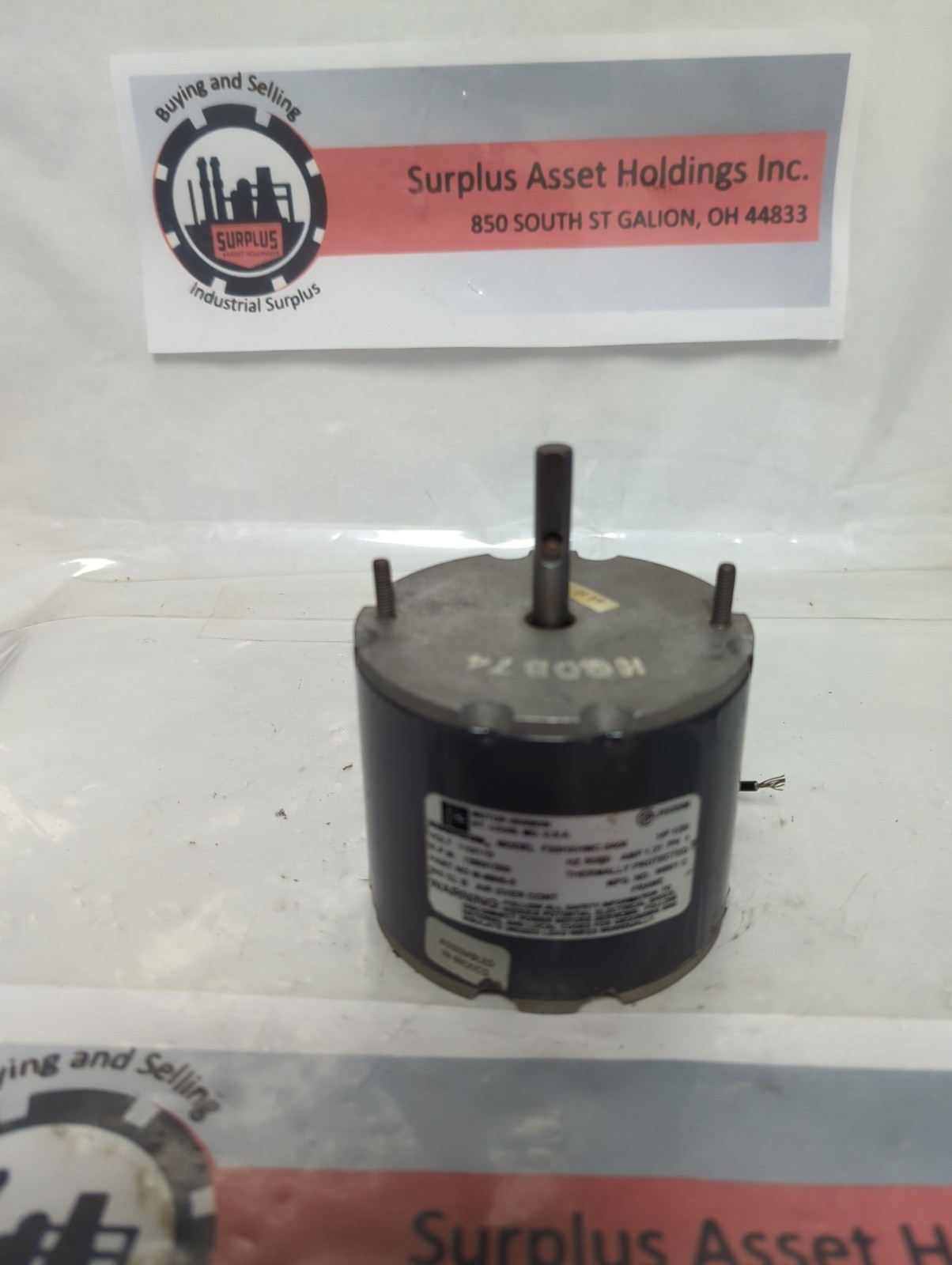 EMERSON,F33HXHMC-3404,MOTOR 110/115V 50/60HZ 1/20HP 1.21 AMP 1 PH PRE-OWNED