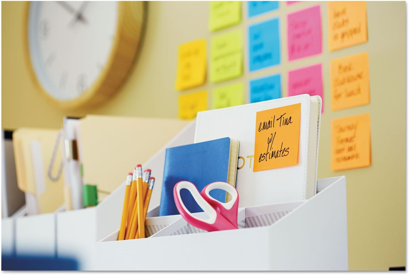 Post-It Super Sticky Notes, 24 Sticky Note Pads, 3 X 3 In., School Supplies