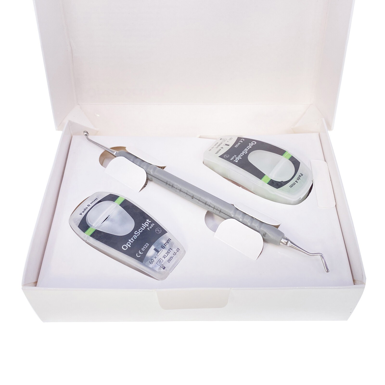 Dental OptraSculpt Foam Pads Kit Veneer Composite Resin Filling Spatula Handle P