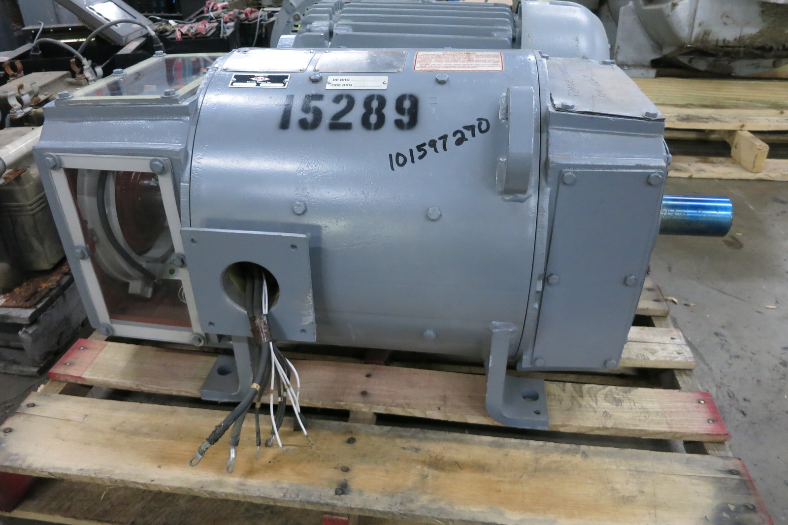 REBUILT GE 50 HP DC Motor CD368AT SPFG-SV 500V 1150/2000 RPM 500 VDC Kinamatic