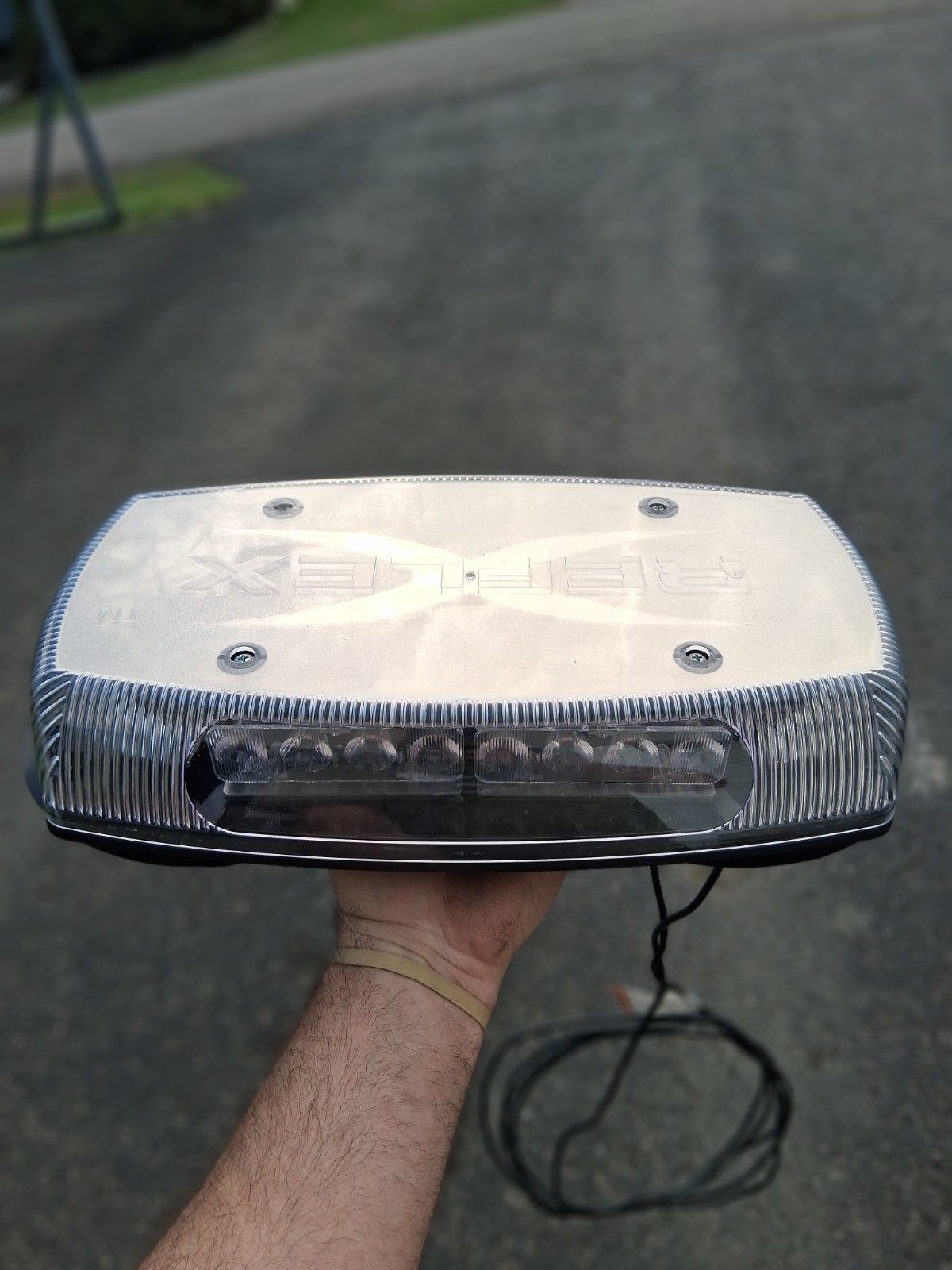 ECCO 5590-VM Reflex Strobe Beacon Light Clear Black 12-24V E11R-04 5753