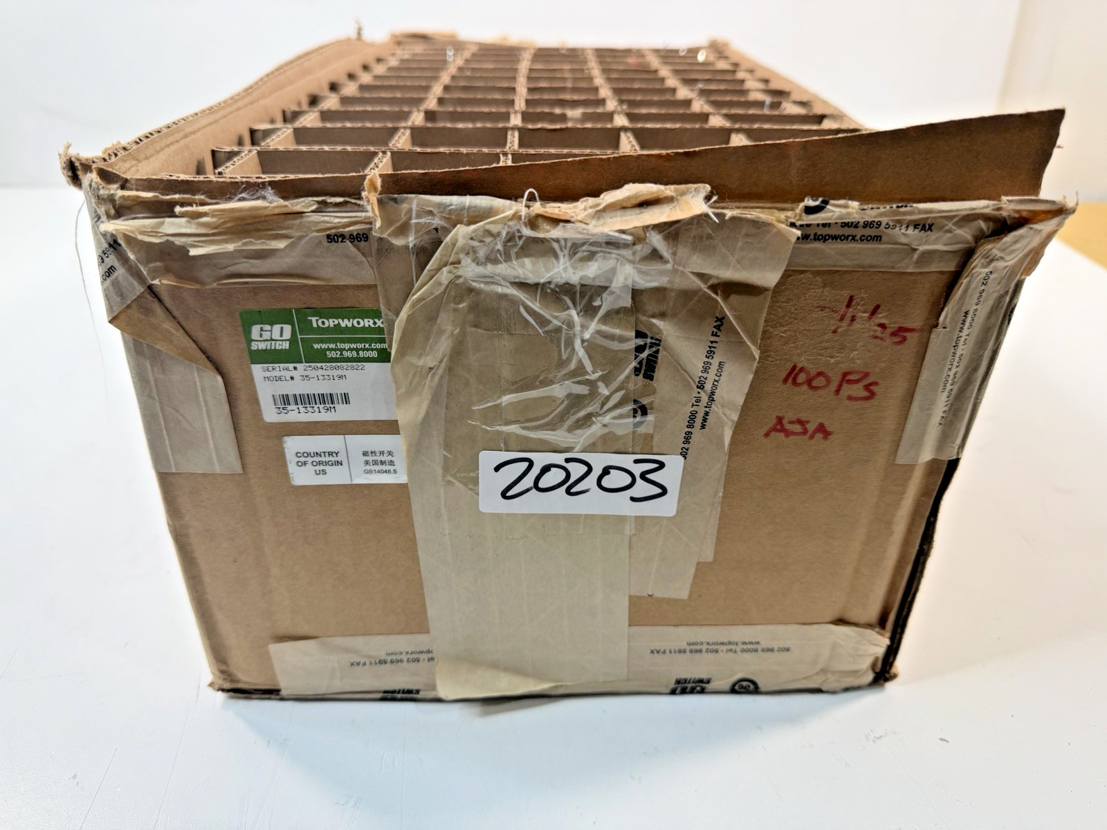 NEW TopWorx GO Switch 35-13319M Proximity Limit Switch Emerson SPDT 4A 120VAC