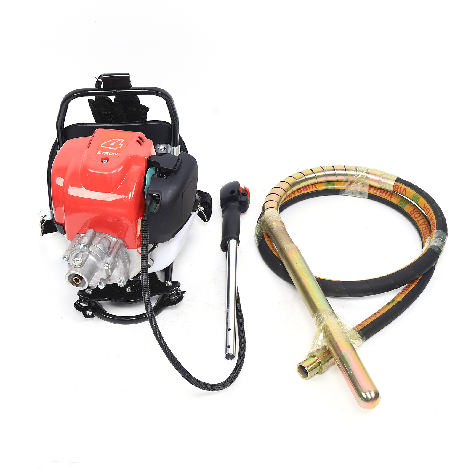 4 Stroke Cordless Concrete Vibrator Gas Power Backpack Concrete Vibrator 1.4HP
