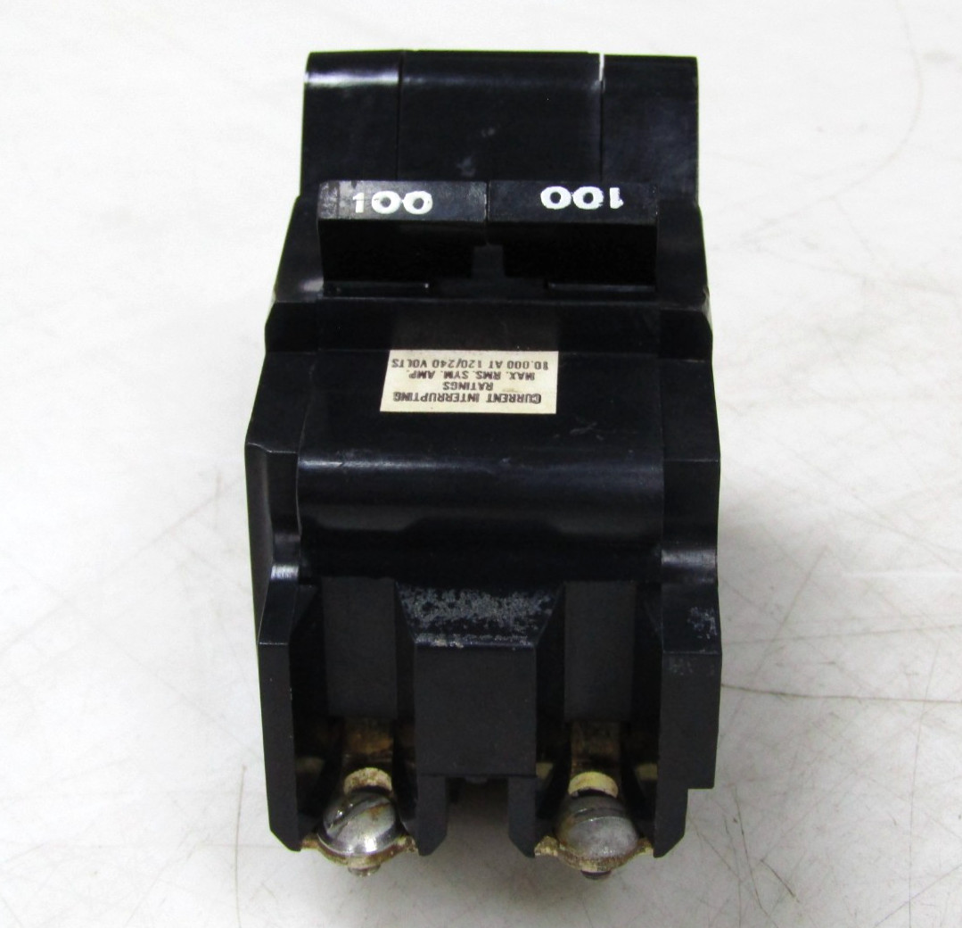 🙌 FPE FEDERAL PACIFIC 100 AMP CIRCUIT BREAKER 120/240 VAC 2 POLE NB2100