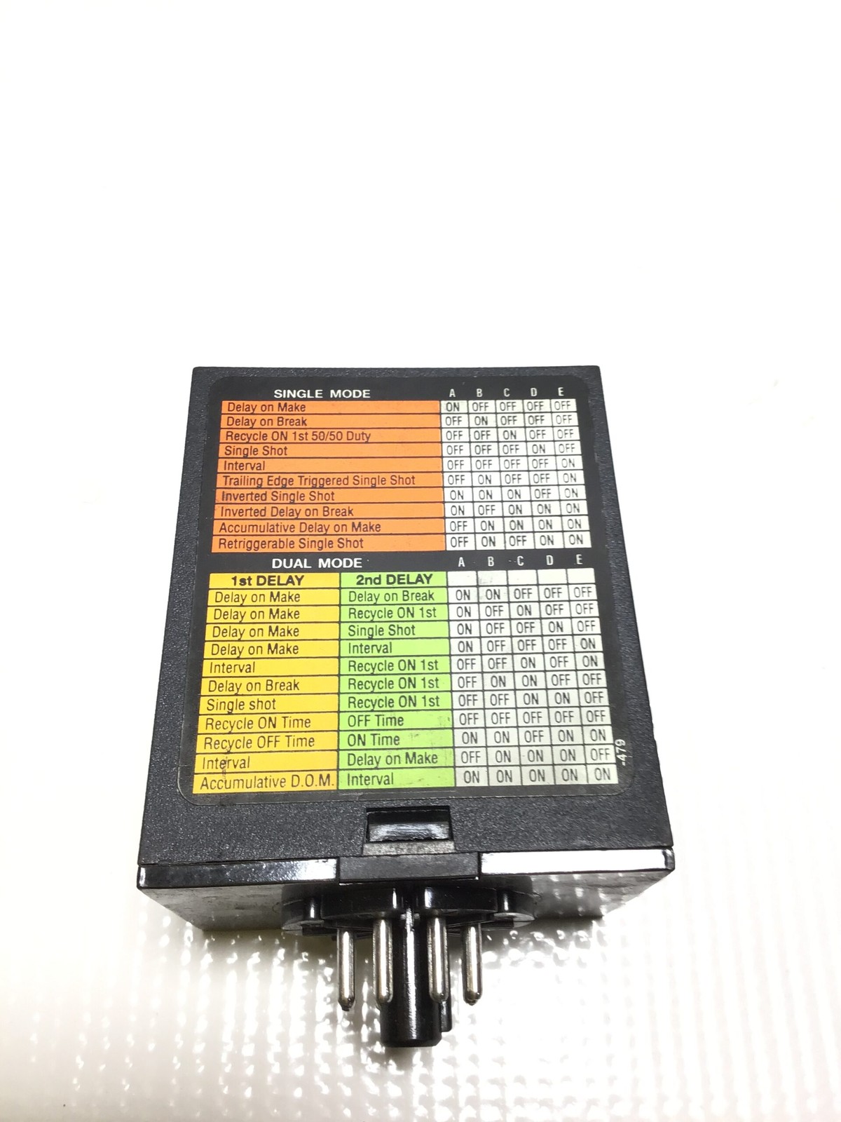 Entrelec SSAC TRDU120A2 Time Delay Relay