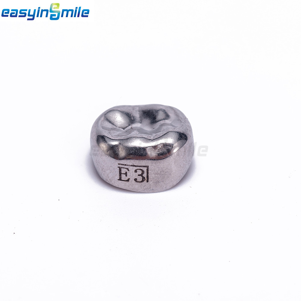 Dental Kids Crown Stainless Steel Crown Primary Molar Pediatric EASYINSMILE 5Pcs